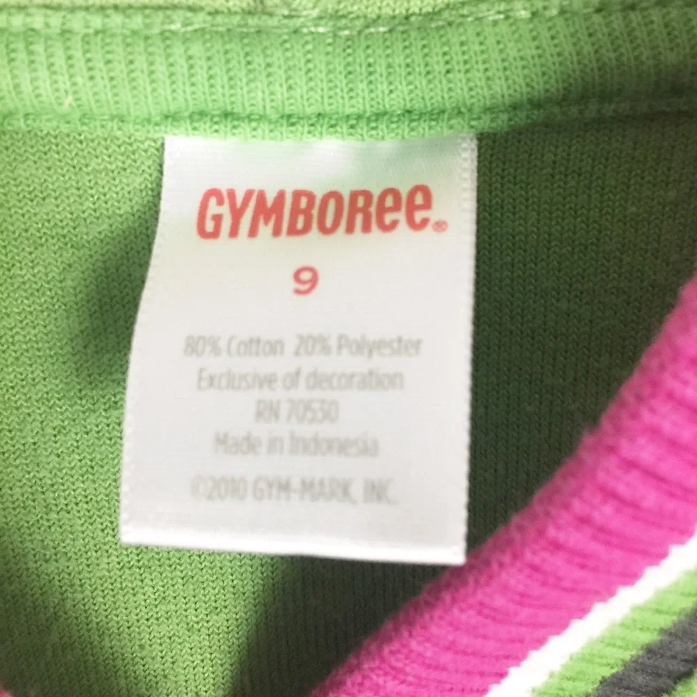 Gymboree Green Velour Hood Heart Tunic Dress 9